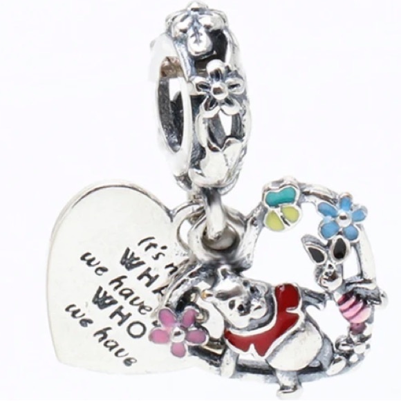 ❤️WINNIE THE POOH AND FRIENDS DANGLE CHARM WITH INSIGHTFUL SCRIPT ON THE BACK❤️ - Picture 2 of 4